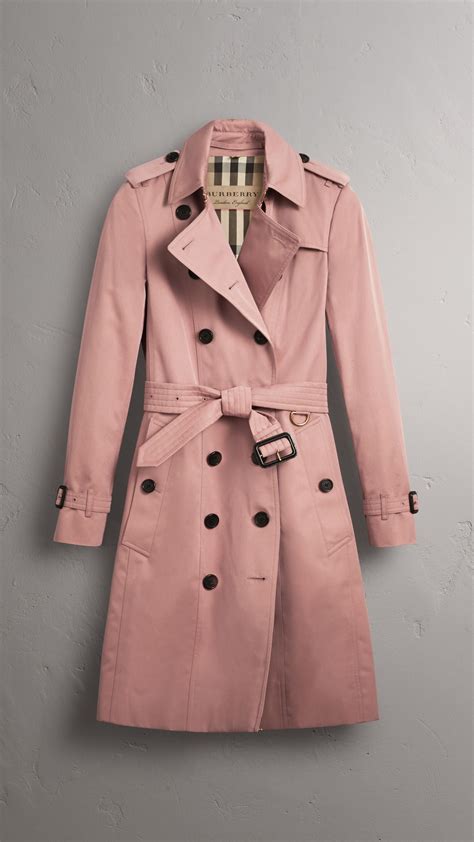burberry coupe classique trench pink